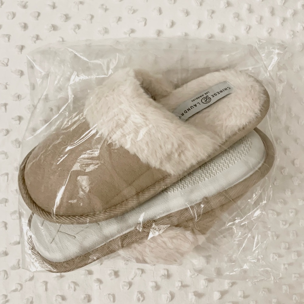 FabFitFun Chinese Laundry Fuzzy Slippers